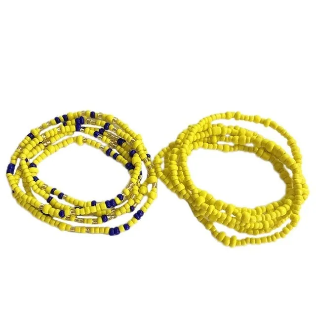 STRAWBERRYPOSH Vibrators Bohemia Colorful Belly Chain