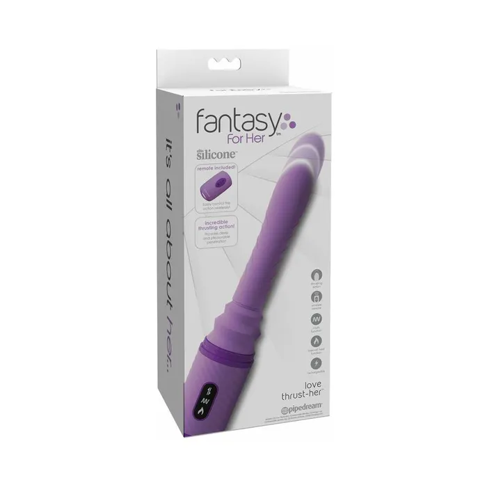 Vibrators Pipedream Pipedream Fantasy For Her Love ThrustHer Rechargeable Silicone Thrusting Vibrator Purple Vibrators Pipedream Pipedream Fantasy For Her Love ThrustHer Rechargeable Silicone Thrusting Vibrator Purple
