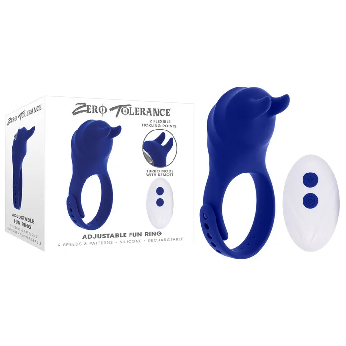 Zero Tolerance ADJUSTABLE FUN RING USB Rechargeable Cock Ring with Wireless Remote Zero Tolerance Male Sex Toys Zero Tolerance ADJUSTABLE FUN RING USB Rechargeable Cock Ring with Wireless Remote Zero Tolerance Male Sex Toys