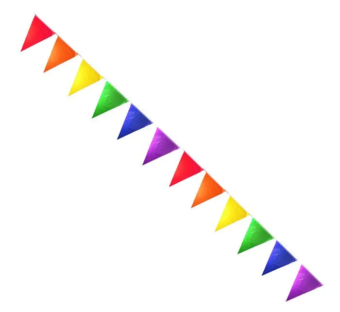 Anal Fresh Play Rainbow Solid Pennants