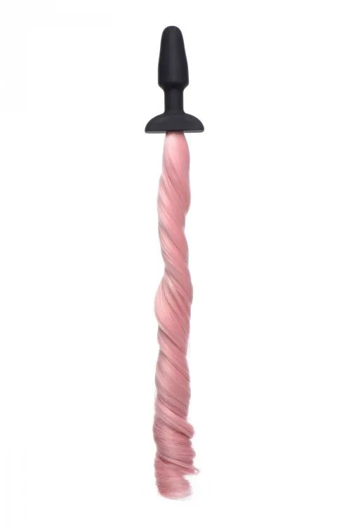 Anal XR Brands Pink Pony Tail Anal Plug