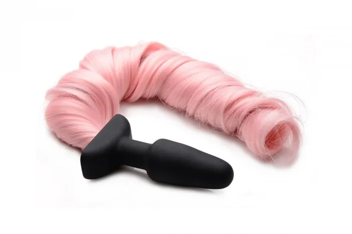 Anal XR Brands Pink Pony Tail Anal Plug