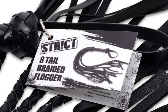 Anal XR Brands Strict 8 Tail Braided Flogger Anal XR Brands Strict 8 Tail Braided Flogger
