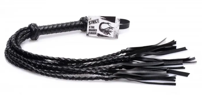 Anal XR Brands Strict 8 Tail Braided Flogger Anal XR Brands Strict 8 Tail Braided Flogger
