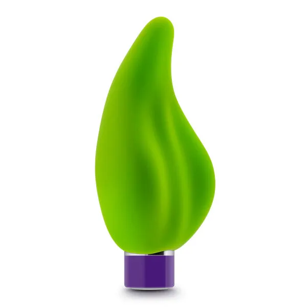 Blush Novelties Female Sex Toys Aria Leaf Lime Rechargeable Bullet Kit