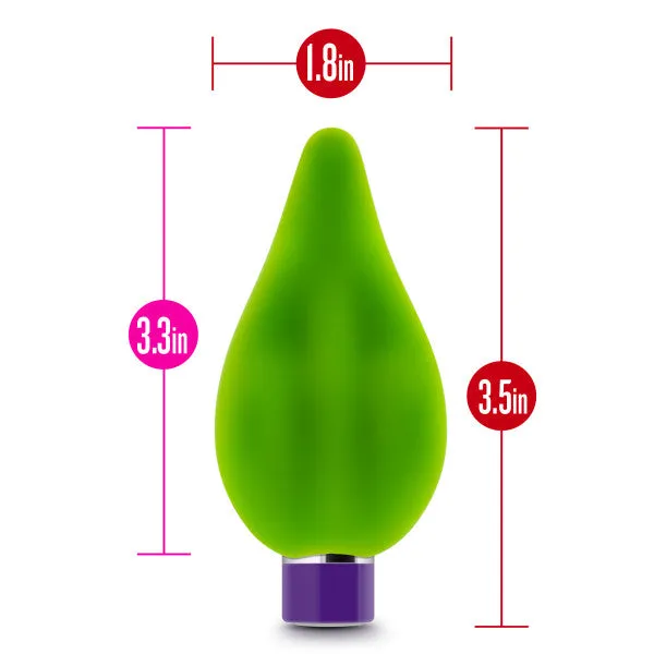Blush Novelties Female Sex Toys Aria Leaf Lime Rechargeable Bullet Kit
