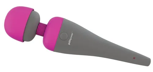 BMS Enterprises Anal Palm Power Massager Fuschia Plug In