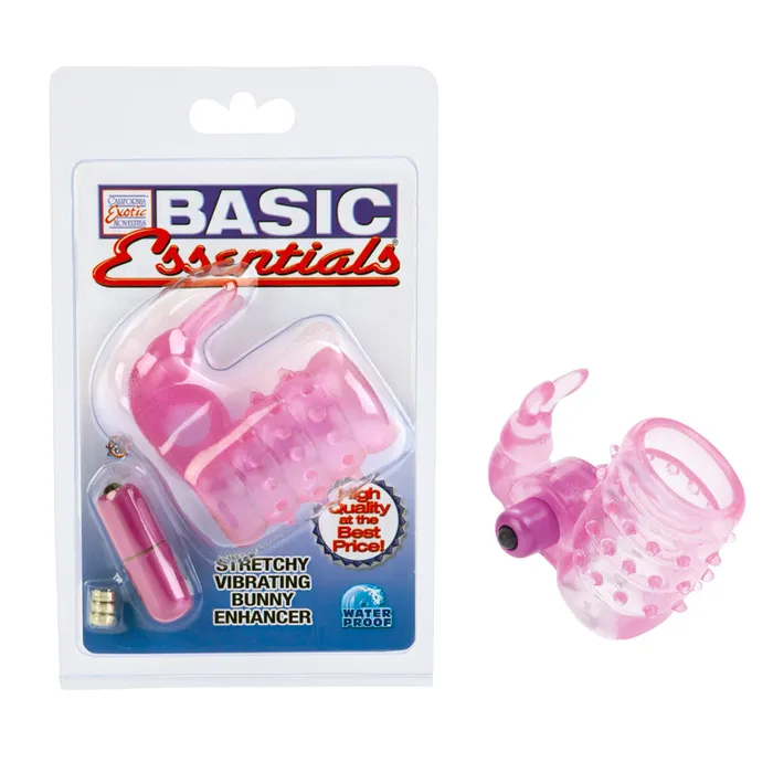 California Exotic Novelties Female Sex Toys Basic Essentials Stretchy Bunny Enhancer Vibrating California Exotic Novelties Female Sex Toys Basic Essentials Stretchy Bunny Enhancer Vibrating