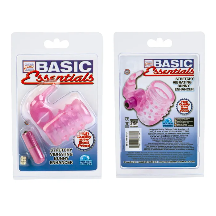 California Exotic Novelties Female Sex Toys Basic Essentials Stretchy Bunny Enhancer Vibrating California Exotic Novelties Female Sex Toys Basic Essentials Stretchy Bunny Enhancer Vibrating