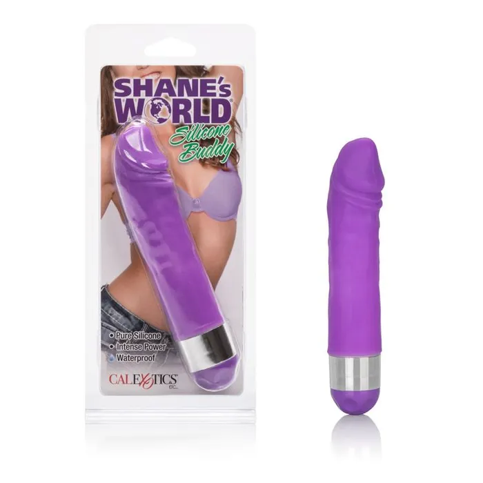 California Exotic Novelties Vibrators Shanes World Silicone Buddy Purple Vibrator