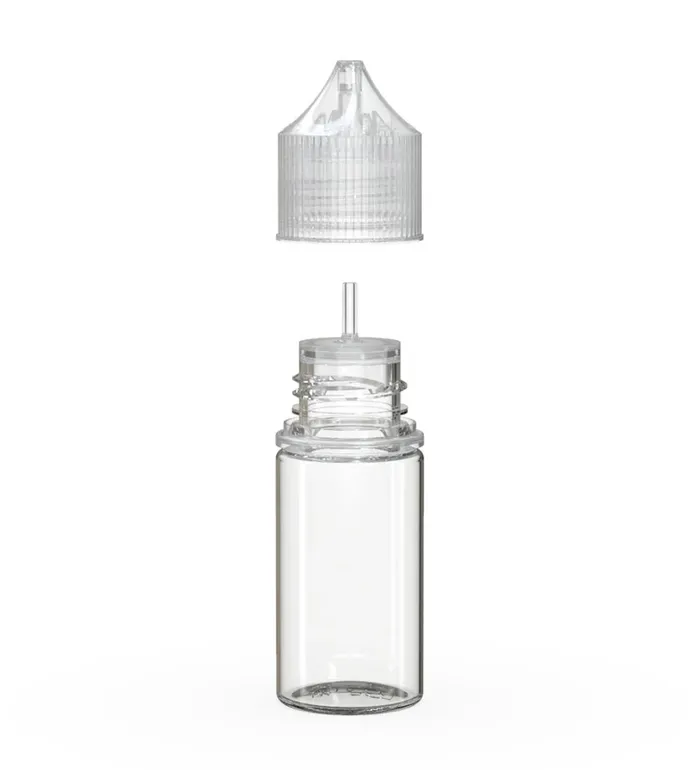Chubby Gorilla 30ML Stubby Unicorn Bottle V3 Clear BottleNatural Cap Chubby Gorilla Dildos