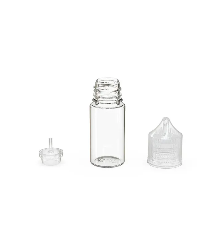 Chubby Gorilla 30ML Stubby Unicorn Bottle V3 Clear BottleNatural Cap Chubby Gorilla Dildos