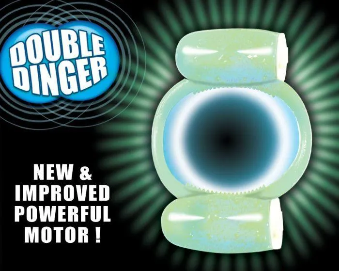 Dildos HOTT Products Double Dinger Night Rider Glo In The Dark Dildos HOTT Products Double Dinger Night Rider Glo In The Dark