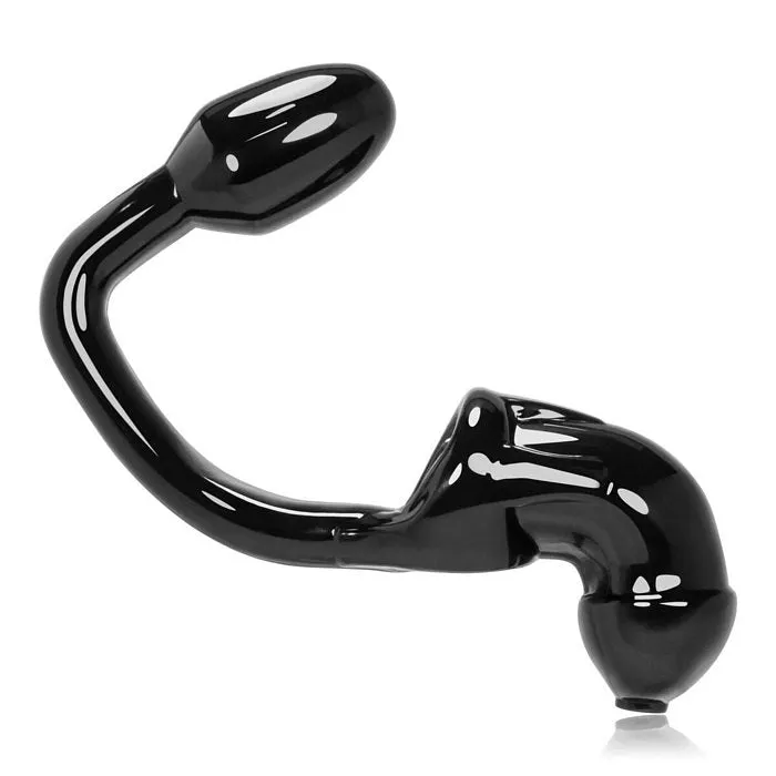 Dildos OXBALLS Tailpipe Cock Ass Lock Black