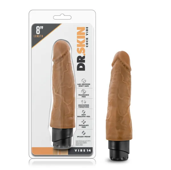 Dr Skin Cock Vibrator 14 8 Vibrating Cock Mocha Blush Novelties Female Sex Toys Dr Skin Cock Vibrator 14 8 Vibrating Cock Mocha Blush Novelties Female Sex Toys
