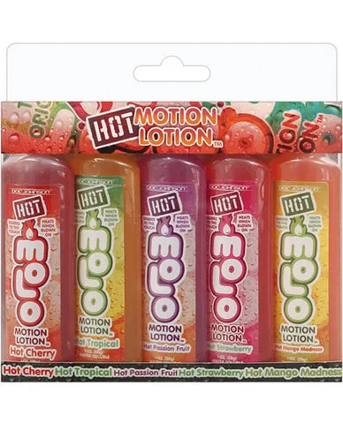 Enhancers Doc Johnson Novelties Hot Motion Lotion 5 Pack