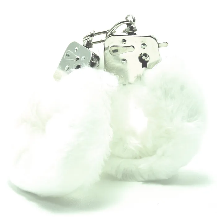 Golden Triangle Vibrators Love Cuffs Plush White