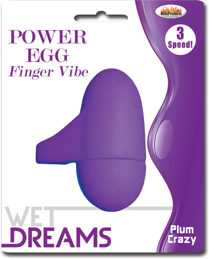 HOTT Products Vibrators Wet Dreams Power Egg Purple