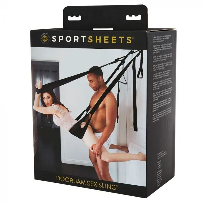 Love Locker Official Anal Sportsheets Door Jam Sex Sling Black