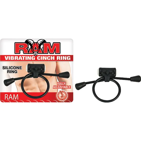 Nasstoys Couples Ram Cinch Ring Vibrating Black