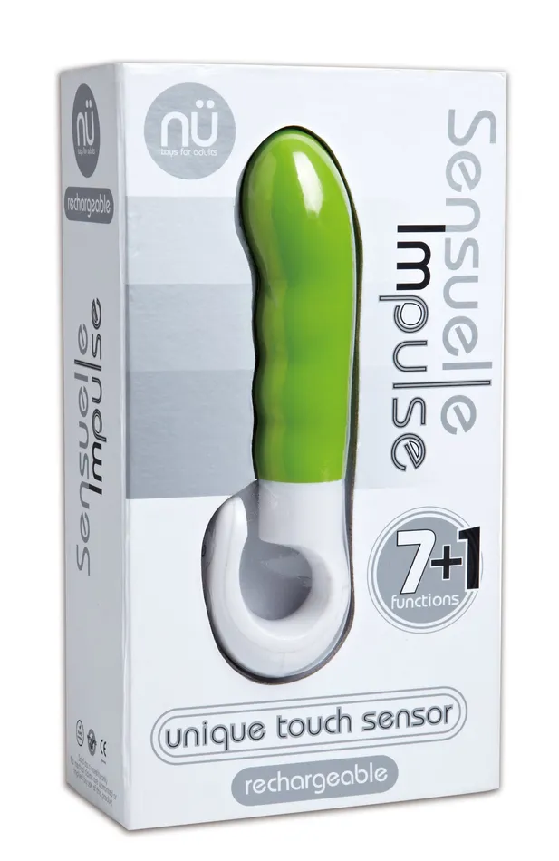 Novel Creations Toys Sensuelle Impulse Slimline Vibrator Green Vibrators