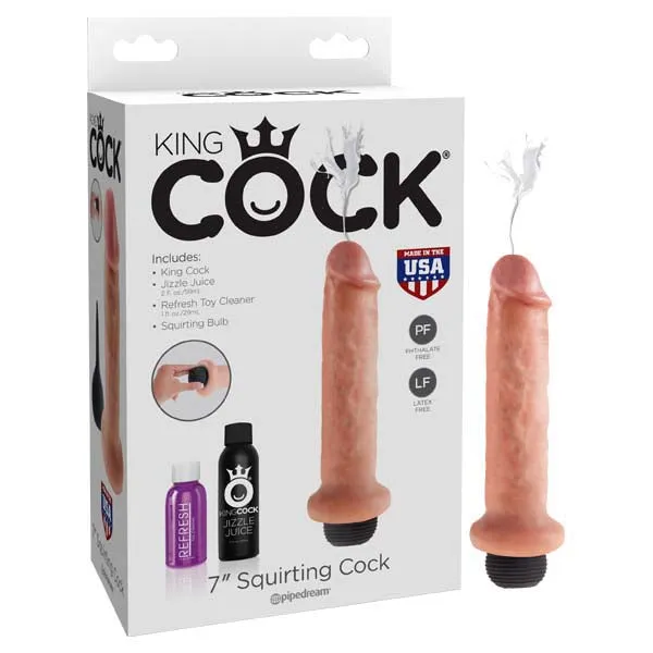 Pipedream Dildos King Cock 7 Squirting Cock