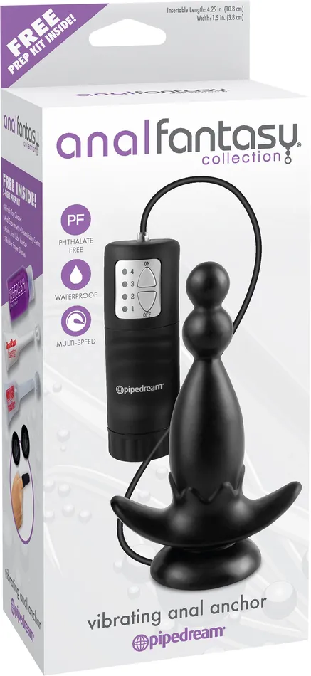 Pipedream Products Male Sex Toys Anal Fantasy Vibrating Anal Anchor