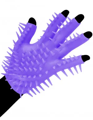 Pipedream Products Neon Luv Glove Purple Vibrators