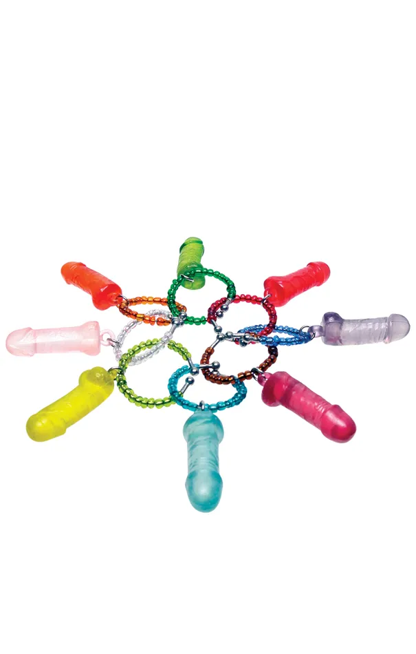 Pipedream Products Vibrators Bachelorette Dicky Wine Charms