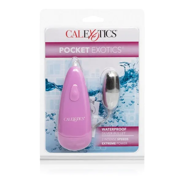 Pocket Exotics Silver Bullet Water Proof California Exotic Novelties Female Sex Toys Pocket Exotics Silver Bullet Water Proof California Exotic Novelties Female Sex Toys