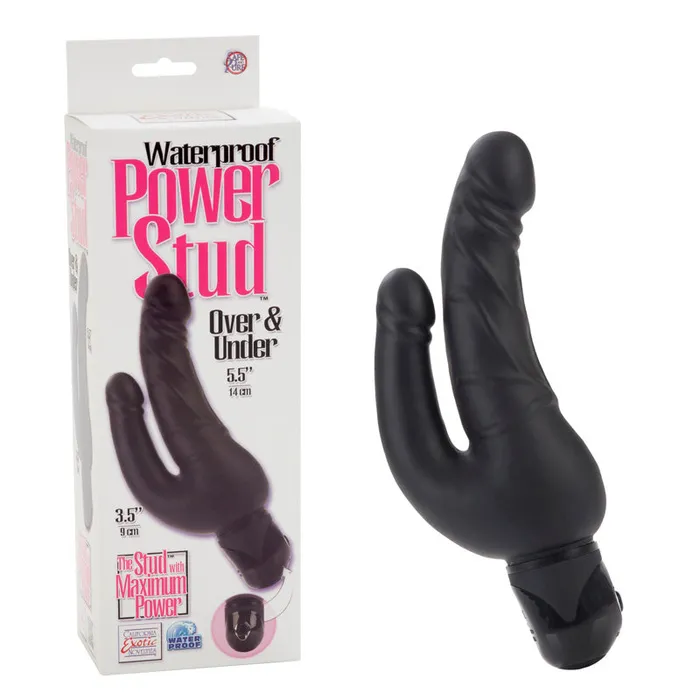 Power Stud Over Under WP Black California Exotic Novelties Anal