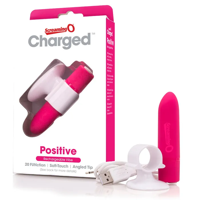 Screaming O Charged Positive Strawberry Screaming O Vibrators