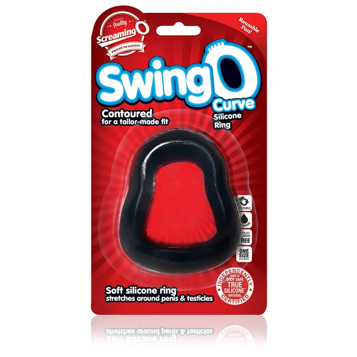 Screaming O Screaming O Swing O Curved Black CRing Anal
