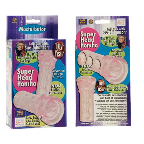Sue Johanson Super Head Honcho California Exotic Novelties Male Sex Toys