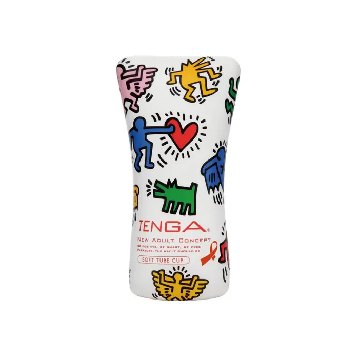 TENGA Male Sex Toys Keith Haring Soft Tube Cup