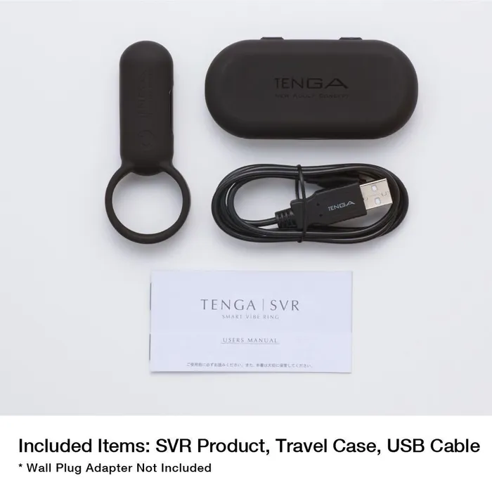 TENGA Smart Vibrator Ring Black Vibrators