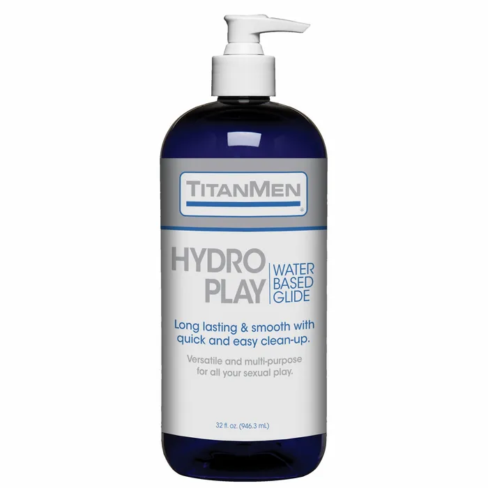 Titanmen Hydro Play Water Based Glide 32 Oz Doc Johnson Novelties Couples