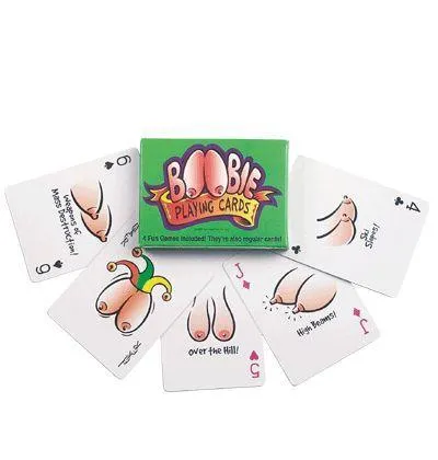 Vibrators Georges Funfactory Boobie Playing Cards