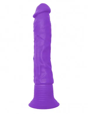 Vibrators Pipedream Products Neon Silicone Wall Banger Purple Vibrators Pipedream Products Neon Silicone Wall Banger Purple