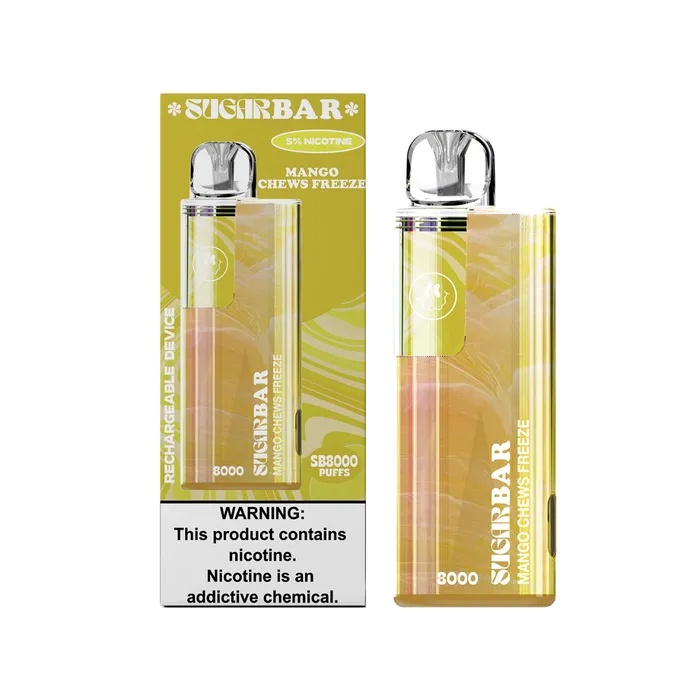 Vibrators Sugar Bar SB 8000 Puff Disposable CLEARANCE SUGAR BAR