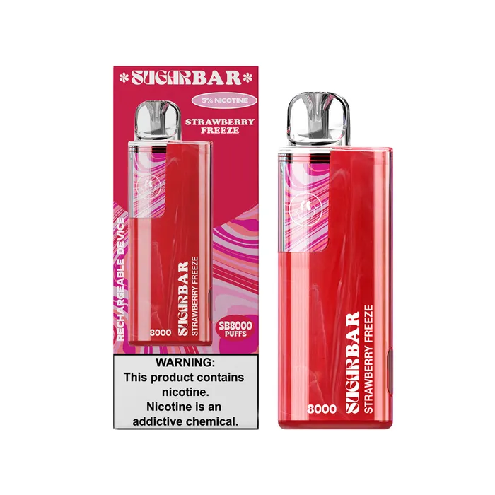Vibrators Sugar Bar SB 8000 Puff Disposable CLEARANCE SUGAR BAR