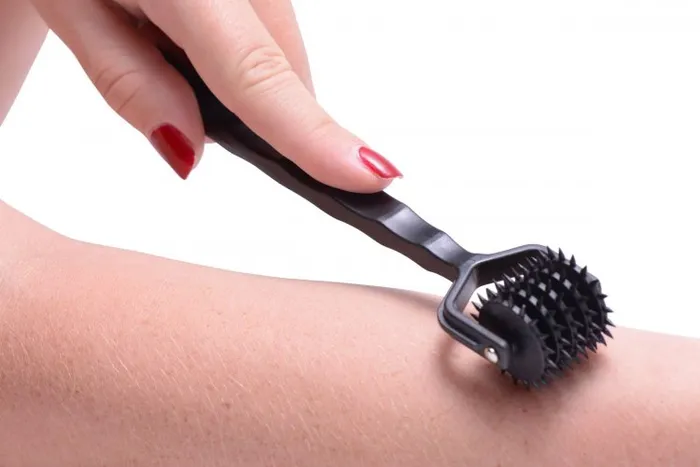 XR Brands Male Sex Toys Master Series Spiked 5 Row Pinwheel