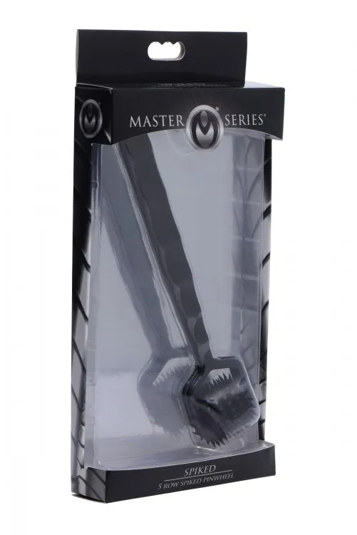XR Brands Male Sex Toys Master Series Spiked 5 Row Pinwheel