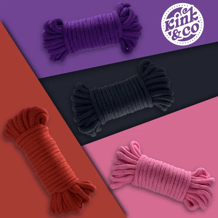 10 Meter Shibari Rope for Soft Bondage KinkCo Couples