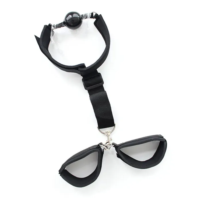 Ball Gag And Handcuff Restraint Pleasure Passion Male Sex Toys