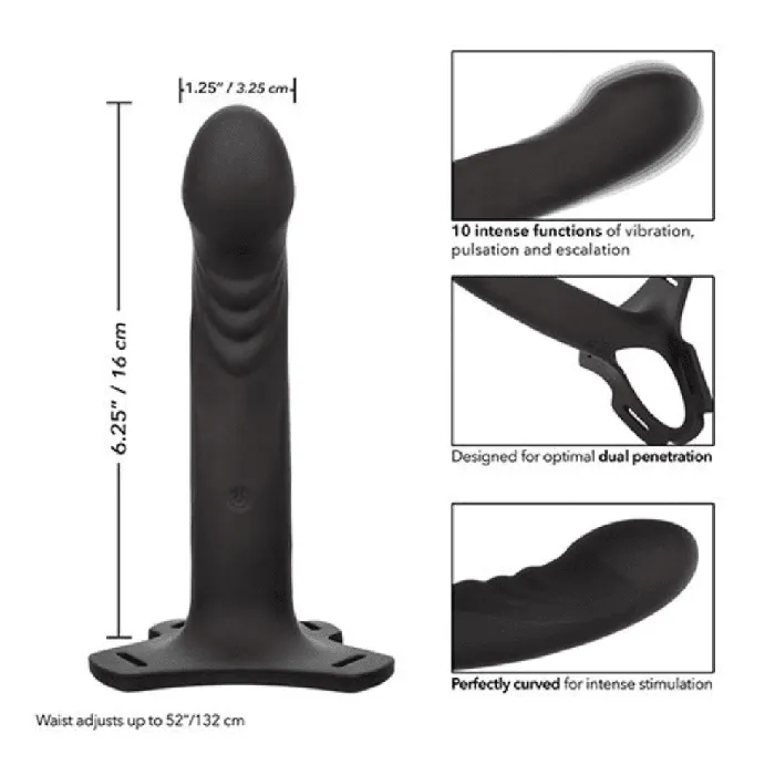 Cal Exotics Female Sex Toys Boundless Dual Penetration Harness