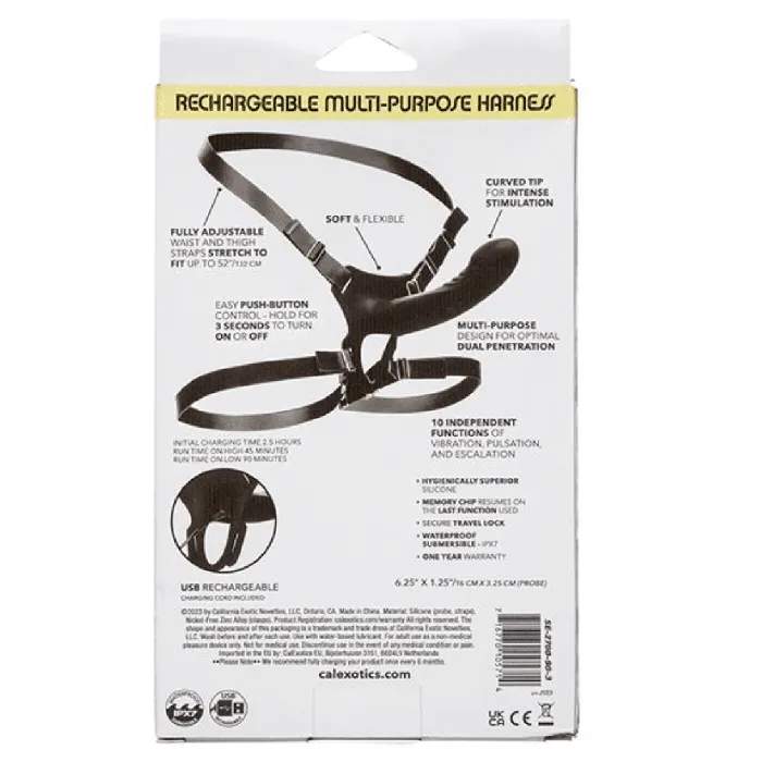 Cal Exotics Female Sex Toys Boundless Dual Penetration Harness