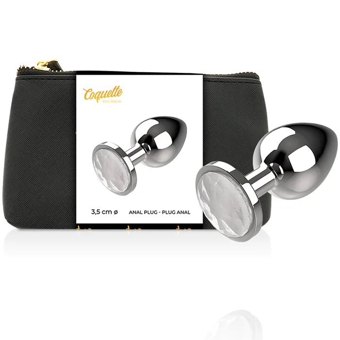 COQUETTE CHIC DESIRE SPINA ANALE METALLO COLORE TRASPARENTE MISURA M 35 X 8 CM COQUETTE TOYS Vibrators COQUETTE CHIC DESIRE SPINA ANALE METALLO COLORE TRASPARENTE MISURA M 35 X 8 CM COQUETTE TOYS Vibrators