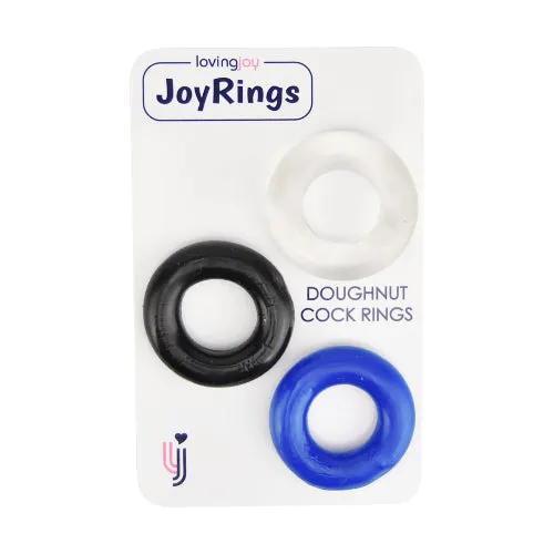 JoyRings Doughnut Cock Rings 3 Pack JoyRings Male Sex Toys