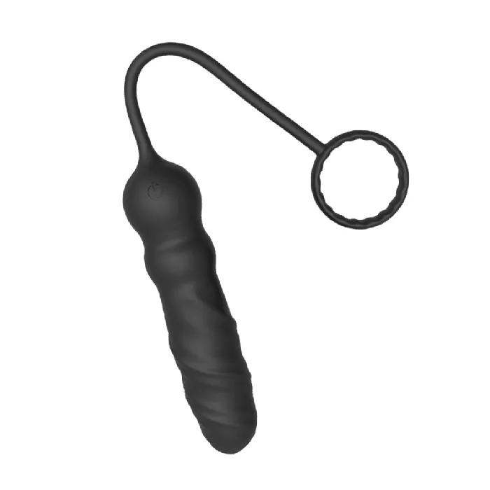 Levett Male Sex Toys Anal Bullet Vibrator Toys Cockring with Anal Plug